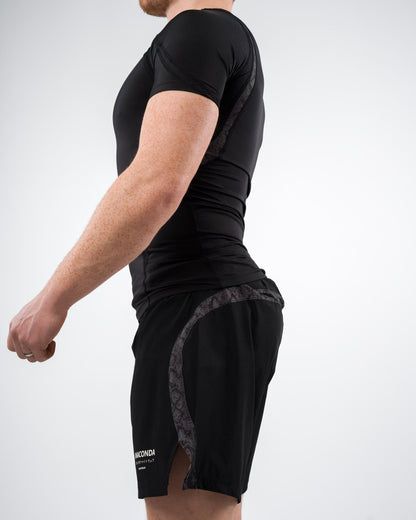 X-Vent Short Sleeve Rashguard Black